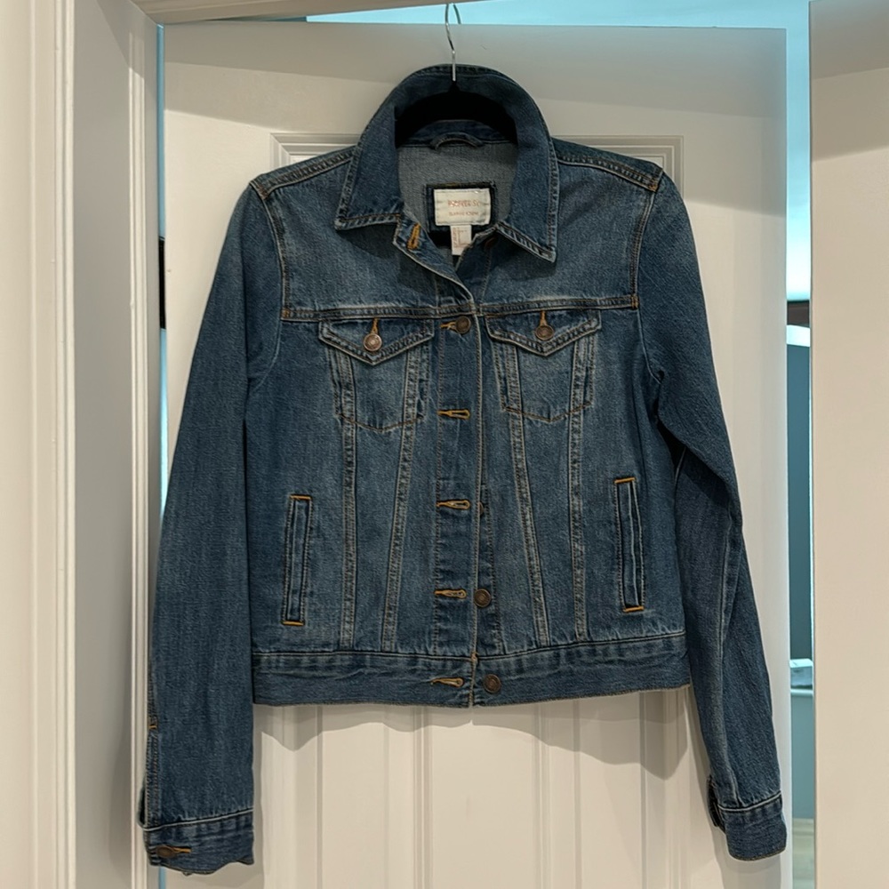 Womens Forever 21 Denim Jean Jacket Size Small